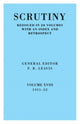 Book cover of: Scrutiny: A Quarterly Review vol. 18 1951-52. By: F. R. Leavis