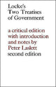Book cover of: Locke: Two Treatises of Government. By: John Locke