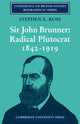 Book cover of: Sir John Brunner. By: Stephen E. Koss