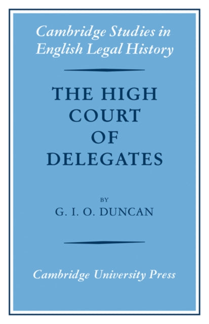 Book cover of: High Court of Delegates. By: Duncan