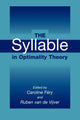 Book cover of: Syllable in Optimality Theory. By: Ruben van de Vijver