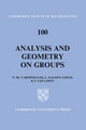 Book cover of: Analysis and Geometry on Groups. By: N. Varopoulos