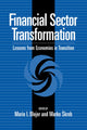 Book cover of: Financial Sector Transformation. By: Mario I. Blejer
