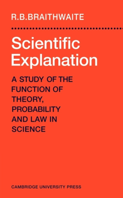 Book cover of: Scientific Explanation