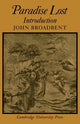 Book cover of: Paradise Lost: Introduction. By: John Broadbent