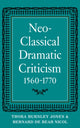 Book cover of: Neo-Classical Dramatic Criticism 1560–1770