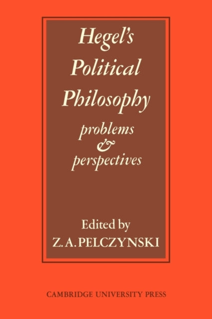 Book cover of: Hegel's Political Philosophy