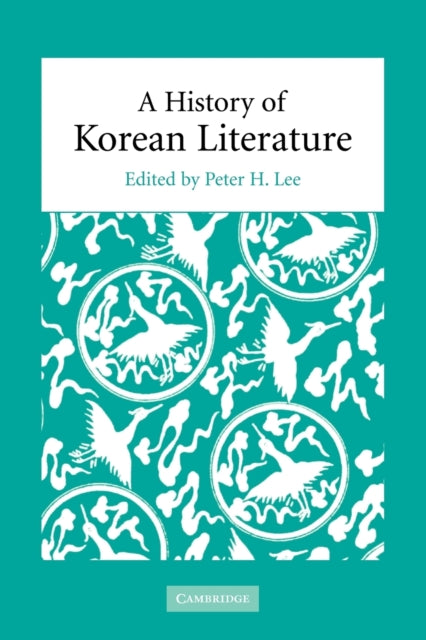 Book cover of: History of Korean Literature. By: Peter H. Lee