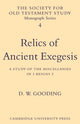 Book cover of: Relics of Ancient Exegesis. By: Gooding, D. W.