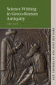 Book cover of: Science Writing in Greco-Roman Antiquity. By: Liba Chaia Taub