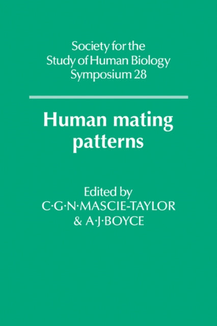 Book cover of: Human Mating Patterns. By: C. G. N. Mascie-Taylor