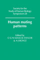 Book cover of: Human Mating Patterns. By: C. G. N. Mascie-Taylor