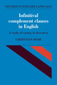 Book cover of: Infinitival Complement Clauses in English. By: Christian Mair
