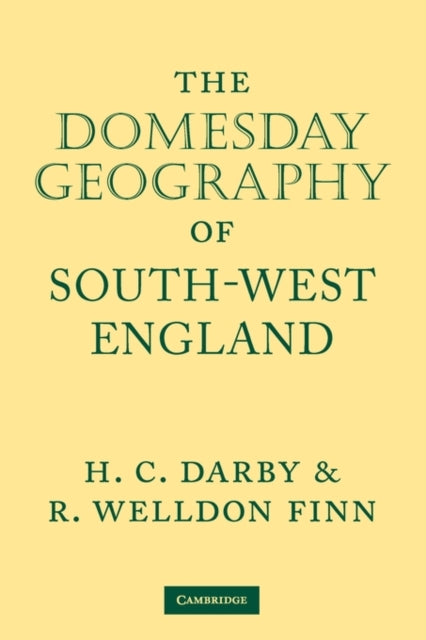 Book cover of: Domesday Geography of South-West England. By: Darby, H. C.