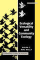 Book cover of: Ecological Versatility and Community Ecology. By: Ralph C. MacNally