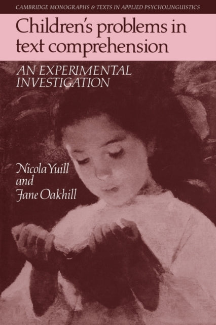 Book cover of: Children's Problems in Text Comprehension. By: Arp