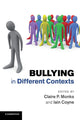Book cover of: Bullying in Different Contexts