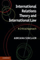 Book cover of: International Relations Theory and International Law. By: Adriana Sinclair