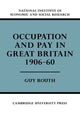 Book cover of: Occupation and Pay in Great Britain 1906–60. By: Guy Routh