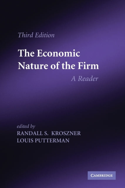 Book cover of: Economic Nature of the Firm