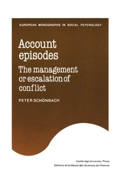 Book cover of: Account Episodes. By: Peter Schönbach