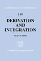Book cover of: Derivation and Integration. By: Washek F. Pfeffer