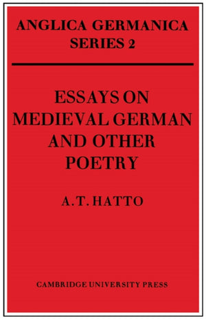Essays on Medieval German and Other Poetry