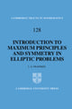 Book cover of: Introduction to Maximum Principles and Symmetry in Elliptic Problems. By: L. E. Fraenkel