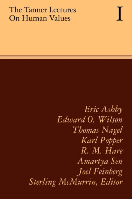 Book cover of: Tanner Lectures on Human Values