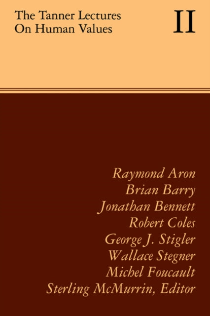 Book cover of: Tanner Lectures on Human Values. By: Sterling M. McMurrin