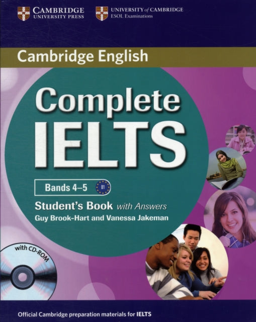 Book cover of: Complete IELTS Bands 4–5 Student's Book with Answers with CD-ROM