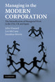 Book cover of: Managing in the Modern Corporation. By: John Hassard
