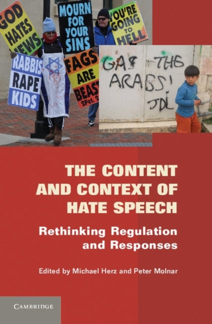 Book cover of: Content and Context of Hate Speech. By: Michael E. Herz
