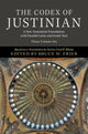 Book cover of: Codex of Justinian 3 Volume Hardback Set. By: Bruce W. Frier