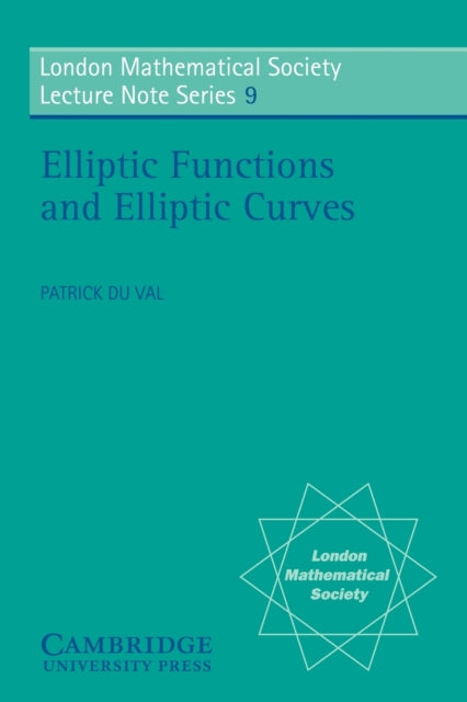 Book cover of: Elliptic Functions and Elliptic Curves