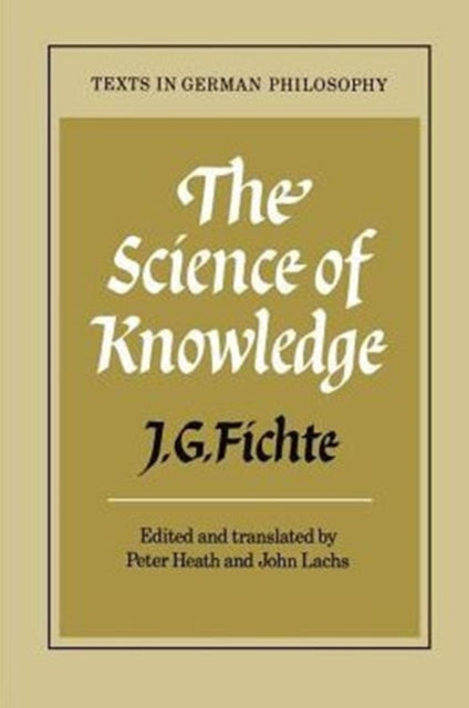 Book cover of: Science of Knowledge