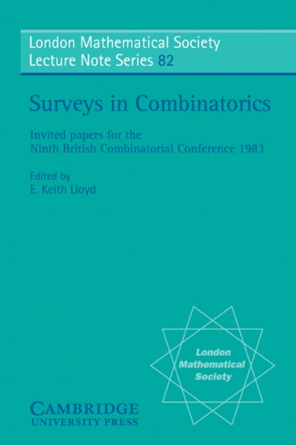 Book cover of: Surveys in Combinatorics. By: E. Keith Lloyd