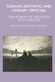 Book cover of: German Aesthetic and Literary Criticism. By: Kathleen M. Wheeler