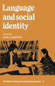 Book cover of: Language and Social Identity
