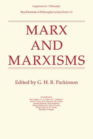 Marx and Marxisms