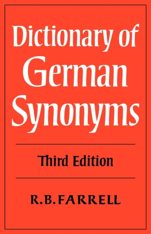 Dictionary of German Synonyms