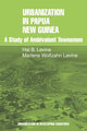 Book cover of: Urbanization in Papua New Guinea