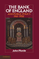 Book cover of: Bank of England and Public Policy, 1941–1958. By: John Fforde