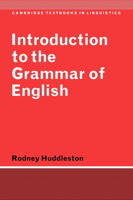 Book cover of: Introduction to the Grammar of English
