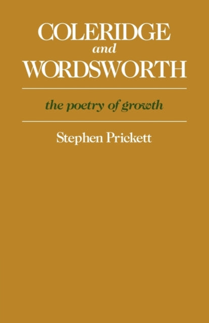 Book cover of: Coleridge and Wordsworth. By: Stephen Prickett