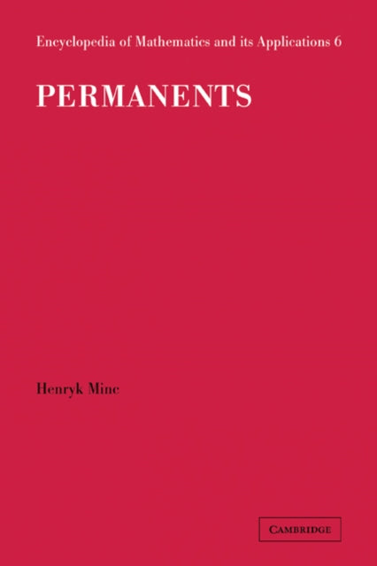 Book cover of: Permanents