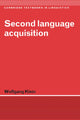 Book cover of: Second Language Acquisition