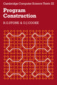 Book cover of: Program Construction