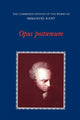Book cover of: Opus Postumum. By: Immanuel Kant