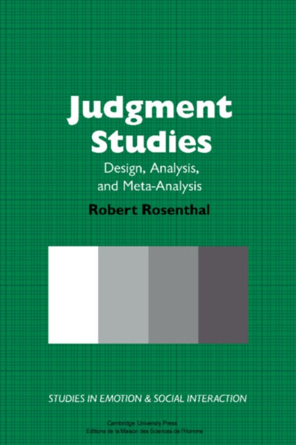 Book cover of: Judgment Studies